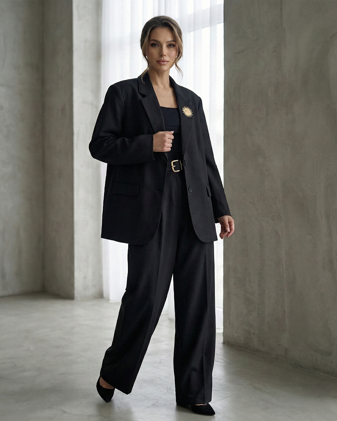 Kostum elegant me blazer dhe pantallona