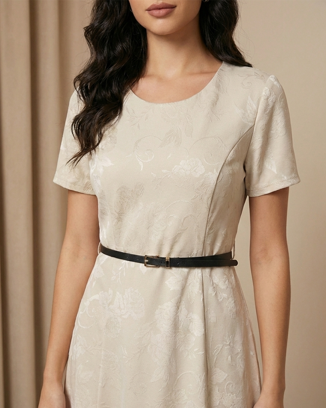 Fustan Klasik (Krem)