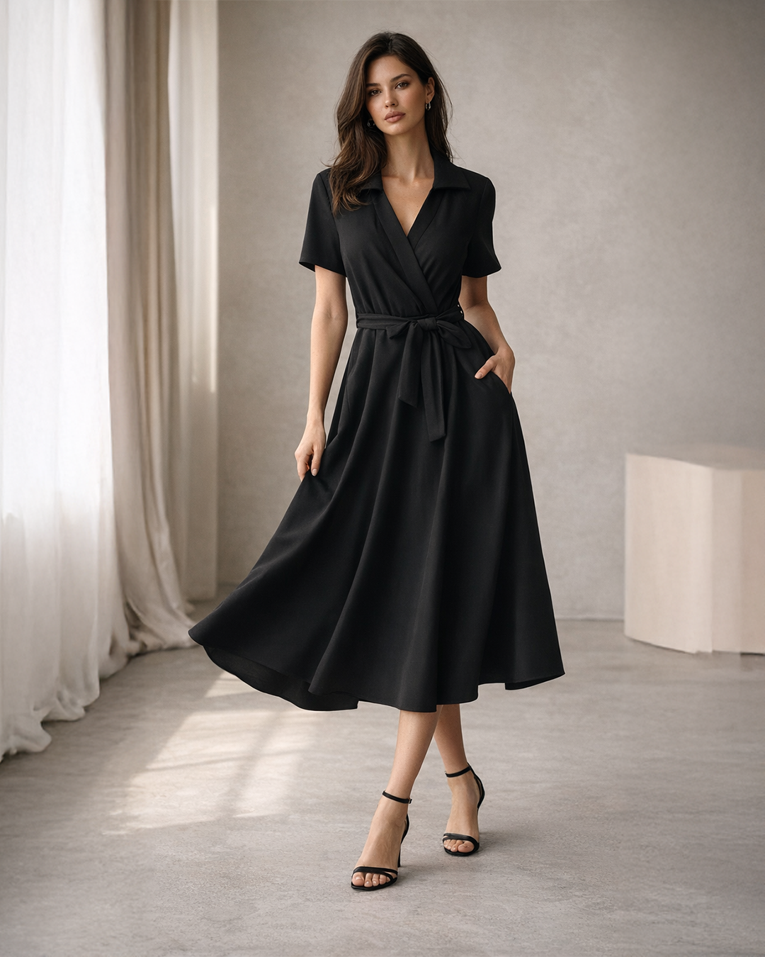 Fustan "Black Orchid"